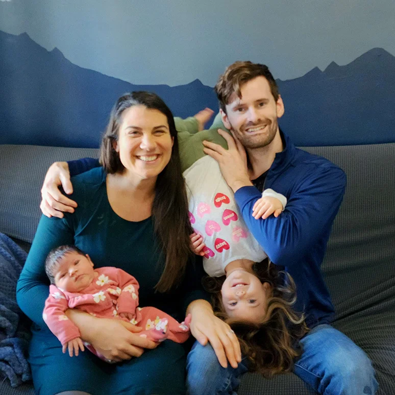 My wife, my two daughters and me